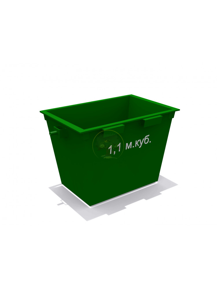 Евроконтейнер ТБО 1,1 м3