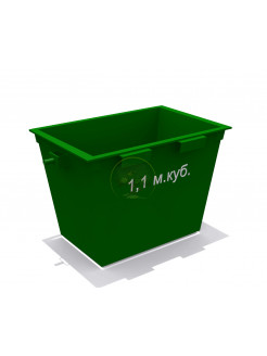 Евроконтейнер ТБО 1,1 м3