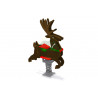 Качалка на пружине "Рождественский олень"