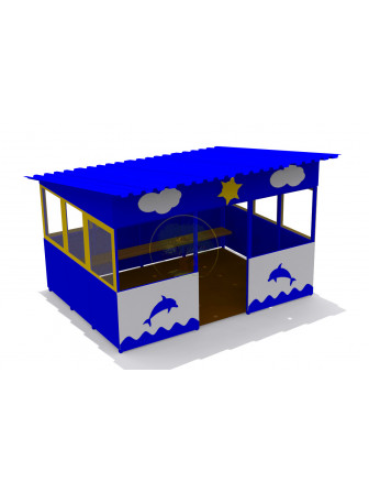 Теневой навес 13 м2 "Морской" №4