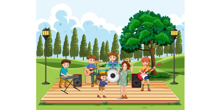 Сцены для выступлений на детской площадке: особенности конструкции и требования к установк