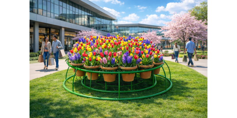 Вазоны как мощный инструмент маркетинга для кафе, офисов и торговых центр