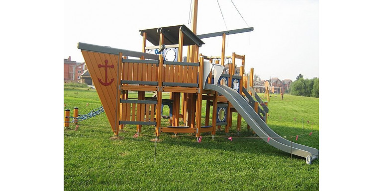Деревянные детские игровые площадки